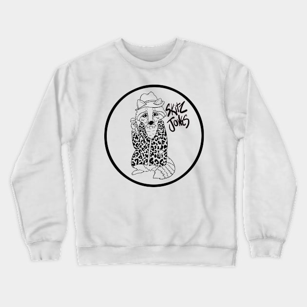 Trash Panda outlines Crewneck Sweatshirt by SkitzMJones